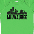 thumbnail image 4 of Inktastic Milwaukee Skyline Grunge Boys or Girls Baby Bodysuit, 4 of 5