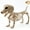 Dachshund, variant on Joyfy 9.8 Inch Halloween Skeleton Dog Skeleton Halloween Decor,Pose-N-Stay Plastic Skeleton Bones with Posable Joints for Hallowmas Decoration Outdoor Haunted House Party