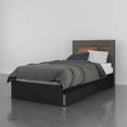 thumbnail image 2 of Chinook 2 Piece Twin Size Bedroom Set  Bark Grey and Black, 2 of 6