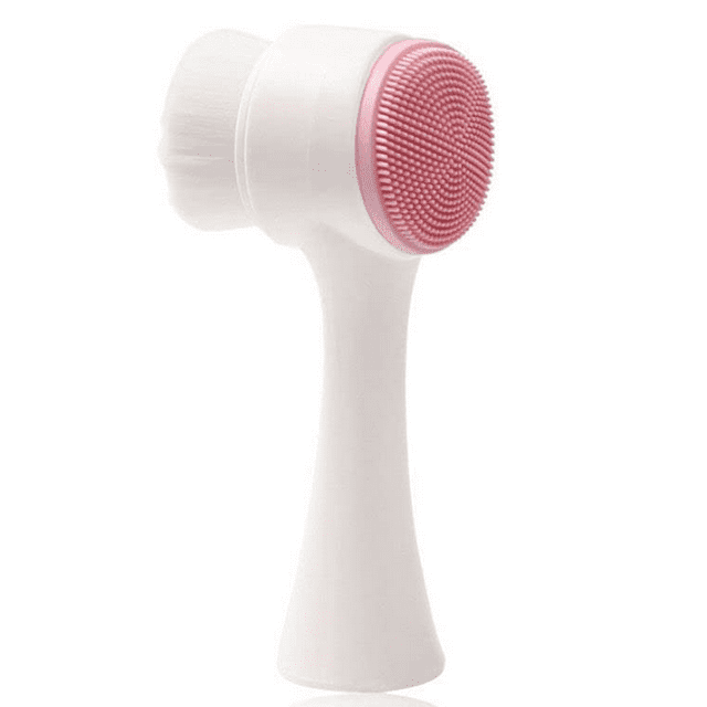 Cepillo de limpieza, cepillo de limpieza 2 en 1 para exfoliación profunda de poros, maquillaje, masaje, tratamiento del acné MFZFUKR CPB-DE-LYY113-1