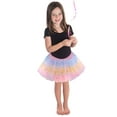 thumbnail image 3 of Girls Tutu Skirt Pink Rainbow Princess Ballet Toddler Tutu for 2-8 Years, 3 of 4
