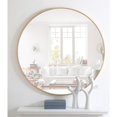 thumbnail image 3 of Elegant Decor Metal frame Round Mirror 42 inch Brass finish, 3 of 12