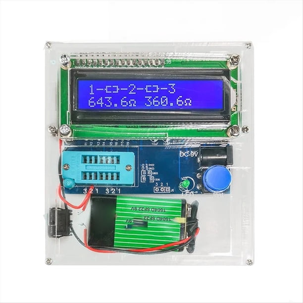 El Kit de Bricolaje del Probador de Transistores Puede Reemplazar un Multímetro para Mediciones Electrónicas Como Resistencia e Inductancia