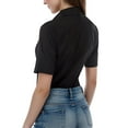 thumbnail image 5 of Weardear Women's Black Button Down Shirts Short sleeve Blouse Dressy Casual Summer Work Tops, 5 of 7