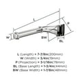 thumbnail image 6 of Amerock Revitalize Chrome Single Post Toilet Paper Holder, 6 of 8