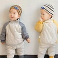 thumbnail image 4 of Godderr 2Pcs Kids Baby Boys Fleece Sweatshirt Jogger Pants Set Autumn Winter High Collar Toddlers Sweatsuit Sweatpants Outfit Infant Thick Warm Tracksuits Set for 12M-10Y, 4 of 7