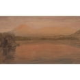 thumbnail image 2 of Frederic Edwin Church 24x16 Black Ornate Framed Double Matted Museum Art Print Titled: Mts. Katahdin and Turner from Lake Katahdin (1860-78), 2 of 5