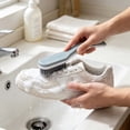 thumbnail image 3 of Soft Bristle Scrub Cleaning Brush Stain Remover Brush Fabric Cleaning Brush Laundry Brush Small Scrub Brush Cleaner Household Cleaning Brushes for Carpet, Clothes, Bathroom,Sneaker by WEIWEIGG, 3 of 6
