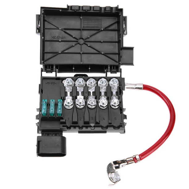 Jinnoda Car Fuse Box Battery Terminal Accessory for Bora Golf Mk4
