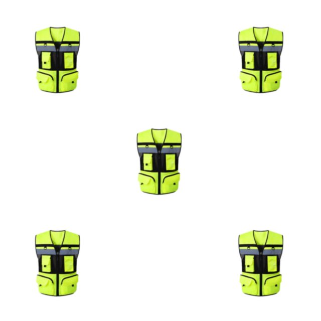Moyic Chalecos de seguridad reflectantes de poliéster para adultos para mayor visibilidad en condiciones de poca luz Alto Cómodo Type2 NO2