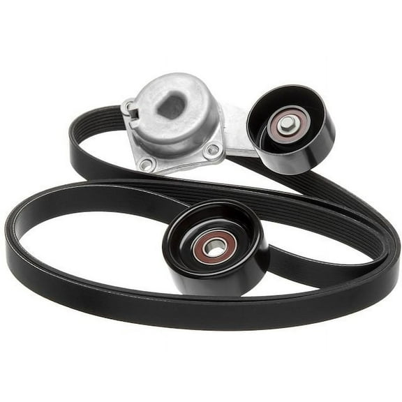 Serpentine Belt Drive Component Kit - 98 Inch - Compatible with 1997 - 2001 Ford Expedition V8 1998 1999 2000