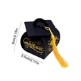 thumbnail image 3 of Yhmxh Graduation Cap Shaped Candy Favor Boxes with Tassels, Gift Treat Boxes for Graduation Party, Grad Ceremony Decor, Chocolate Cookie Candy Packaging and Graduation Table Centerpiece Decorations, 3 of 6