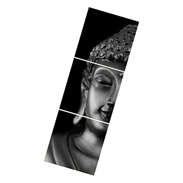 de 3 de Pared para decoración de hotel, hogar, edificio de oficinas, oficina, restaurantes, cafeterías 7 buda (juego de 3 piezas) Macarena Pintura de pared
