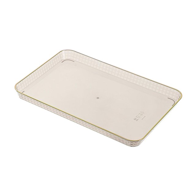 Bandeja para servir, bandeja para cosméticos, platos versátiles para servir, bandeja de tocador para baño, organizador de encimera para sala de estar, oro mayimx Bandeja decorativa