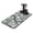 White-12, variant on Astronomical Coffee Bar Mat, Absorbent Dish Drying Pad with Star & Moon Map Patterns, Leak-Proof Non-Slip Kitchen Counter Mat for Coffee Station