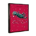 thumbnail image 3 of Stupell Industries Feline Festive Christmas Cat Holiday Painting Black Floater Framed Art Print Wall Art, 3 of 6