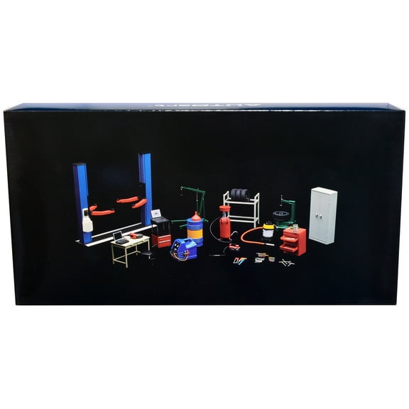 Garage Kit Set (Version 2) for 1/18 scale models by Autoart