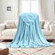 thumbnail image 5 of Manta Kabnic, manta de franela polar, manta para sofá, microfibra suave y ligera para un sofá acogedor o cama, lavable a máquina, azul cielo, 5 of 5