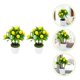 thumbnail image 1 of unbranded 2Ud De Árbol Falso Amarillo Para Bodas Banquetes Y Hogar Con Material Resistente, 1 of 6