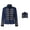 🔥 Blue_New, variant on Golden Double Breasted Stand Collar Performance Jacket For Women, Structured Long Sleeve Front Button Outer Coat, Elegant Fitted Outerwear For Event Stage Evening Occasions Sky Blue XXL