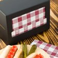 thumbnail image 3 of Nature Tek Rectangle Black Wood Napkin Dispenser - For Picnic Print Napkin - 7 1/2" x 4" x 5 3/4" - 1 count box, 3 of 3