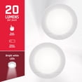 thumbnail image 2 of Luces LED inalámbricas tipo disco Lamp Energizer, paquete de 2 unidades táctiles, 2 of 7