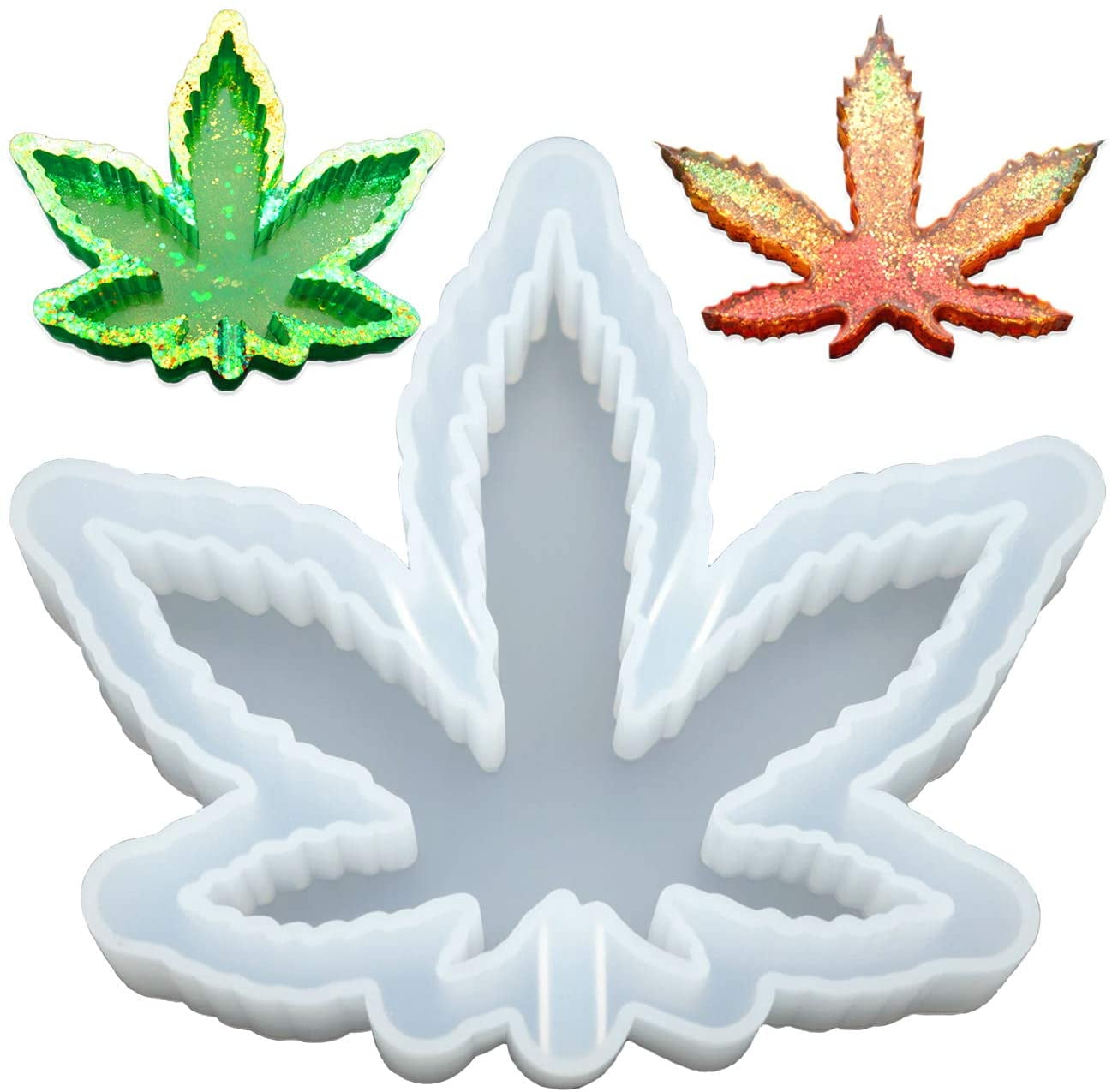 2 to 4 Inch Cannabis Leaf Cookie Cutter Pot Weed Marijuana 420 Fondant cutter 