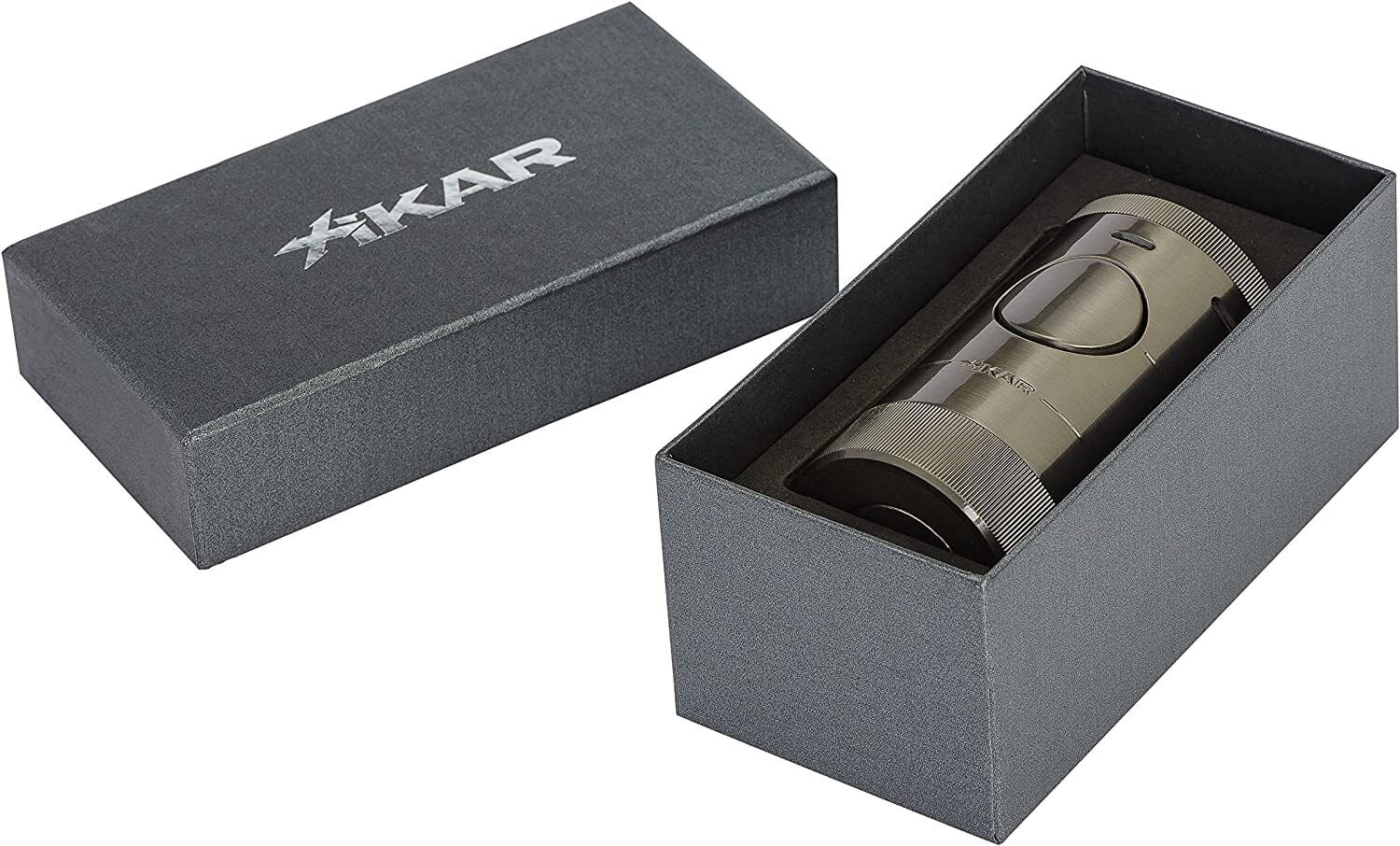 Xikar Volta Quad Flame Table Top Lighter - Gunmetal