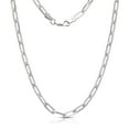 thumbnail image 2 of Better Jewelry New! Trendy Link Chain Necklace .925 Sterling Silver, 2 of 2