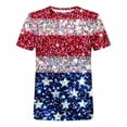 thumbnail image 4 of MAIHAN Usa 250th Anniversary T-Shirt Women Patriotic T-Shirt Plus Size American Flag Shirts Summer T Shirt Patriotic Freedom Semiquincentennial Shirt for 250th Year, 4 of 4