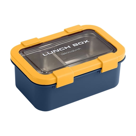 Compartment Lunch Box, Stainless Steel Insulation Bento Container with Rice Divider, Temperature Lightweight, Portable Meal Prep Container, Leakproof