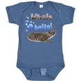 thumbnail image 3 of Inktastic Whale, Hello Cute Whale Shark with Bubbles Boys or Girls Baby Bodysuit, 3 of 5
