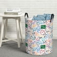 thumbnail image 7 of KLL Back To School Waterproof Foldable Laundry Hamper Bucket with Handles for Storage Bin,Kids Room,Home Organizer (Small ), 7 of 7