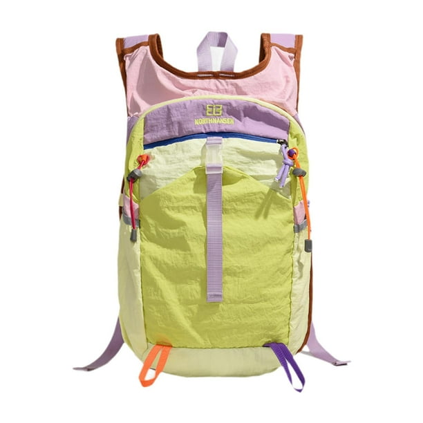 Mochila de ciclismo, mochila de senderismo, bolsa de ciclismo de gran capacidad, correa ajustable, deportiva Verde