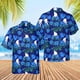 thumbnail image 2 of Nuevas camisetas de manga corta para hombre, divertidas, gorila, hibisco, holgadas y transpirables, camisetas hawaianas con estampado 3D, camisetas para fiestas en la playa, 2 of 4