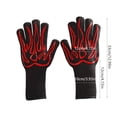 thumbnail image 3 of Taicans High Temperature 800 Degrees BBQ Flame Retardant Fireproof Barbecue Five Finger Gloves Heat Insulation Microwave Oven Gloves(1PCS), 3 of 6
