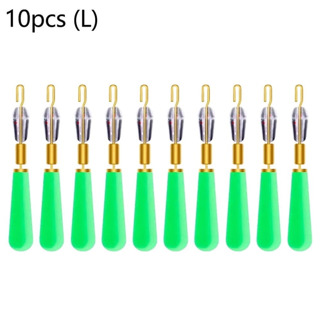 10-pcs Float Seat, Quick-Change Float Connector, Silicone Float Seat, Swivel, Fishing Accessories-l-