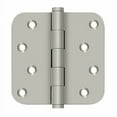 thumbnail image 3 of Deltana DSB4R515-RZ 4" x 4" x 5/8" Radius Hinge / Zig-Zag; Satin Nickel Finish, 3 of 3