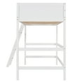 thumbnail image 5 of Gewnee Twin Loft Bed, Solid Wood Loft Beds with Ladder for Kids Teens,White, 5 of 8