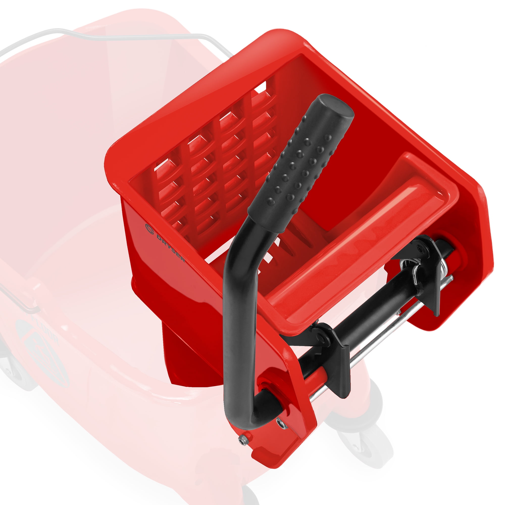 Dryser Side Press Wringer Replacement for Commercial Mop Bucket, 26 and 33 qt. - Red
