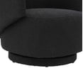 thumbnail image 6 of Modway Celestia Boucle Fabric Swivel Chair in Black, 6 of 9
