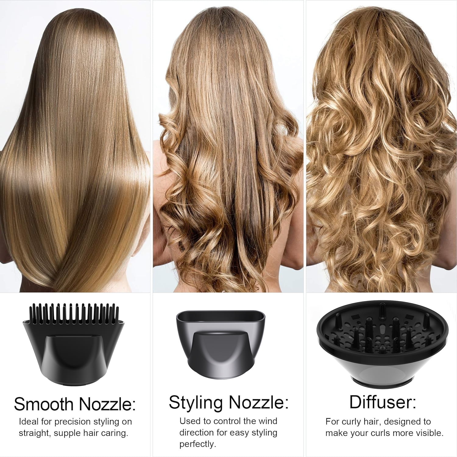 how to use a diffuser on straight hair