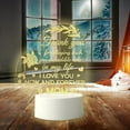 thumbnail image 5 of 2023 Summer Savings! WJSXC Home and Kitchen Clearance, Mother's Day Gift-LED Acrylic 3D Mother's Day Greeting Gift Light, Acrylic Greeting Mother's Day Gift Atmosphere Light (White Warm Light) A, 5 of 6
