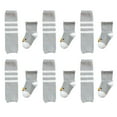thumbnail image 1 of 3 pares de rodilleras para bebé talla M, calcetines antideslizantes para gatear, protección para rodillas y codos de algodón con dibujos animados para bebé, 1 of 5