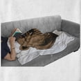 thumbnail image 6 of Bear Soft Flannel Fleece Throw Blanket, Angry Scary Face Powerful Vicious Beast Mascot Cartoon Character with Fangs, Cozy Plush for Indoor and Outdoor Use, 50" x 70", Caramel Dark Brown, by Ambesonne, 6 of 6
