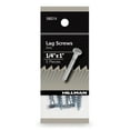thumbnail image 2 of (5 pack) Hillman Lag Screws, 1/4" x 1", Zinc Plated, Steel, Pack of 5, 2 of 7