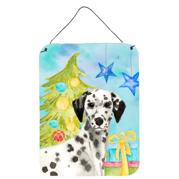Dalmatian Christmas Wall or Door Hanging Prints