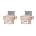 thumbnail image 3 of Shengyu Adhesive Hair Dryer Rack Stand Holder Storage Organizer Bathroom Wall Mounted beige 2Set, 3 of 6