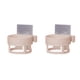 thumbnail image 3 of Billuyoard Soporte para secador de pelo montado en la pared de alta calidad, estante de baño ABS, soporte para secador de pelo, organizador de beige 2Conjunto, 3 of 6
