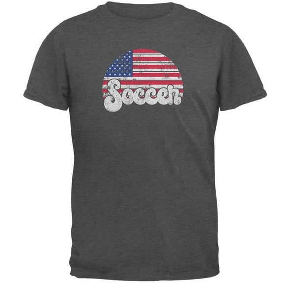 World Cup United States Football Soccer Mens T Shirt Dark Heather LG